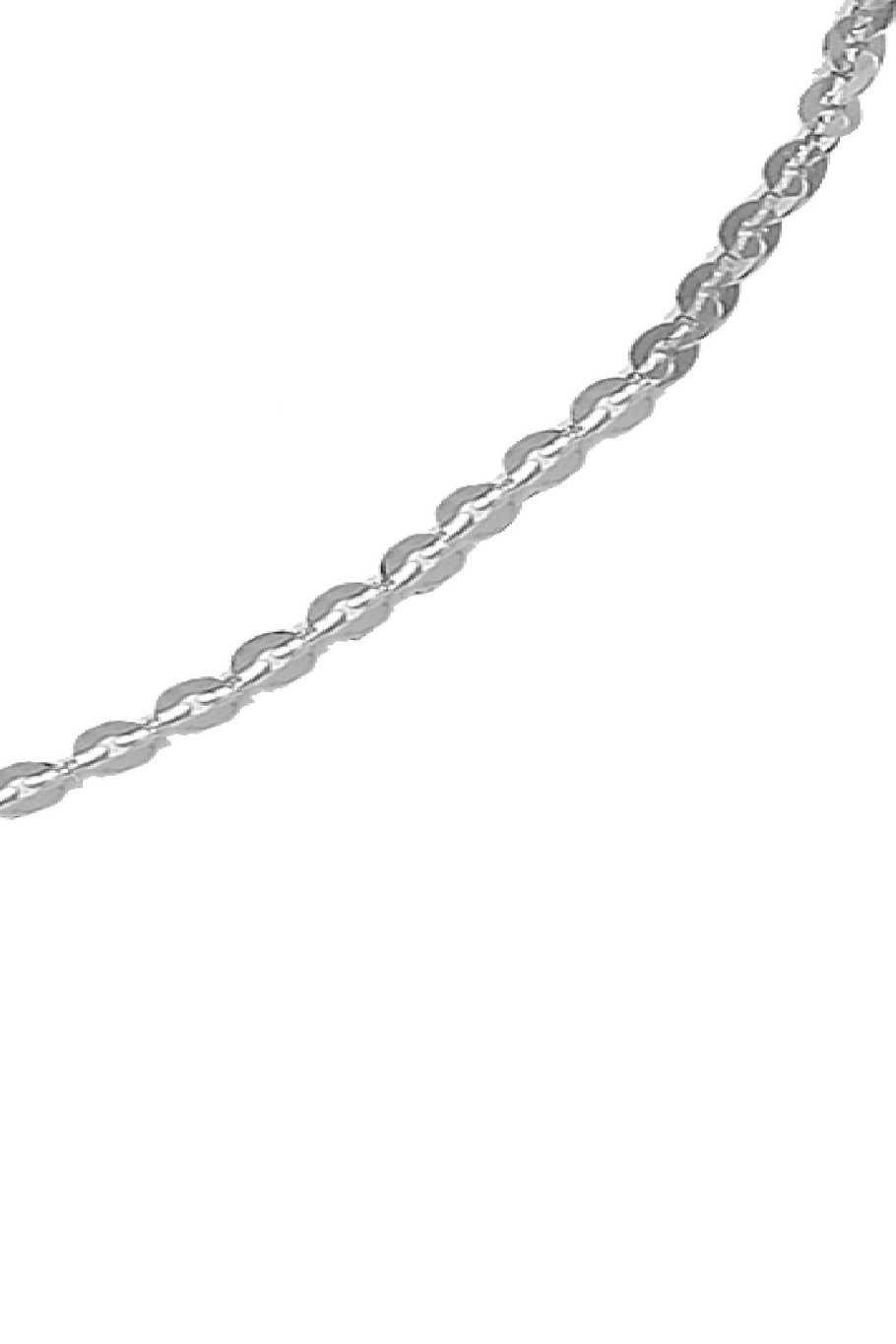 Necklace Thin Line #2 Silver Color Brass S Picture2